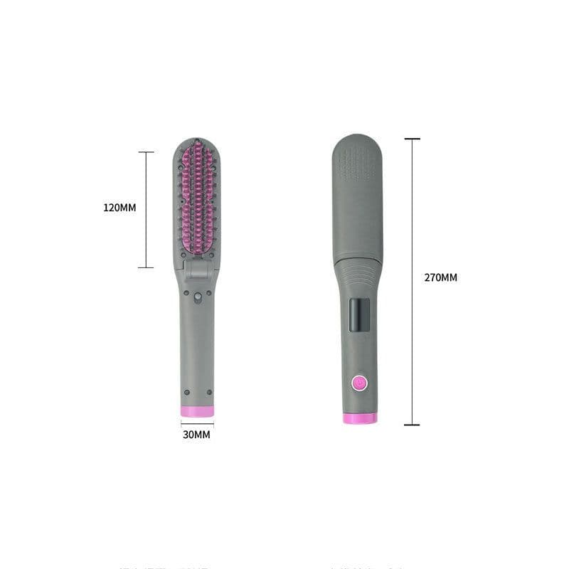 image-Hair Straightener, Curly Hair, Wet And Dry, Lazy Portable Negative Ion Straightener