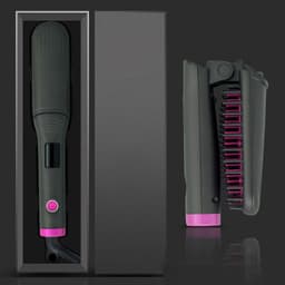 image-Hair Straightener, Curly Hair, Wet And Dry, Lazy Portable Negative Ion Straightener