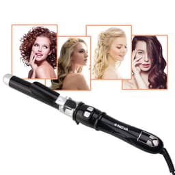 image-Otating Curling Iron Curling Wand Automatic Hair Curler 30s Instant Heat Auto Hair Waver Hair Styling Irons