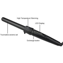 image-Multifunction Fast Heating Hair Curler 6in1 Interchangeable Ceramic Hair Styling Crimper Curling Roll Wand Hair Curler Iron Sets