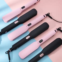 image-Hair Curler And Straightener Dual-use Electric Hair Straightener