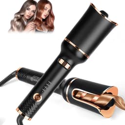 image-Automatic Curling Iron Air Curling Flat Iron Magic Wand Wave Styling Automatic Rotating Curling Wand Salon Styling