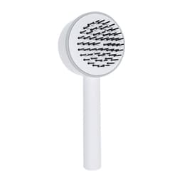 image-CN 3D Air Cushion Massager Brush With Retractable Bristles Self Cleaning Hair Brush Massage One-key Self-cleaning Hair Brush Anti-Static Airbag Massage Comb For Women Curly Hair Brush