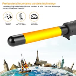 image-5p Ceramic Hair Curler Hair Care Straight Hair Pull Straight Clip Electric Hair Hair Curler