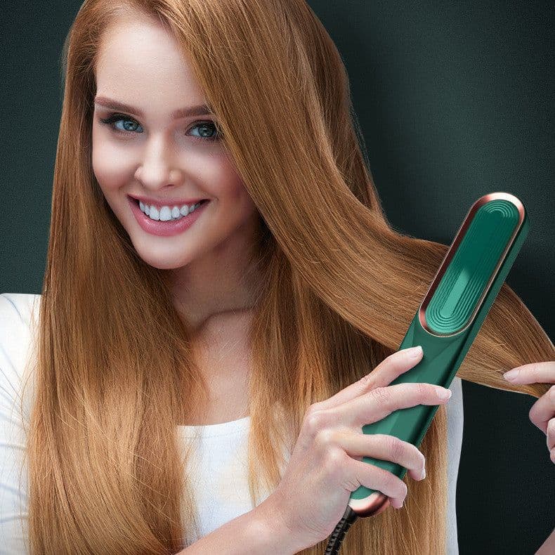 image-Electric Anion Hair Curler Hair Curler And Straightener Dual-use Hair Straightener