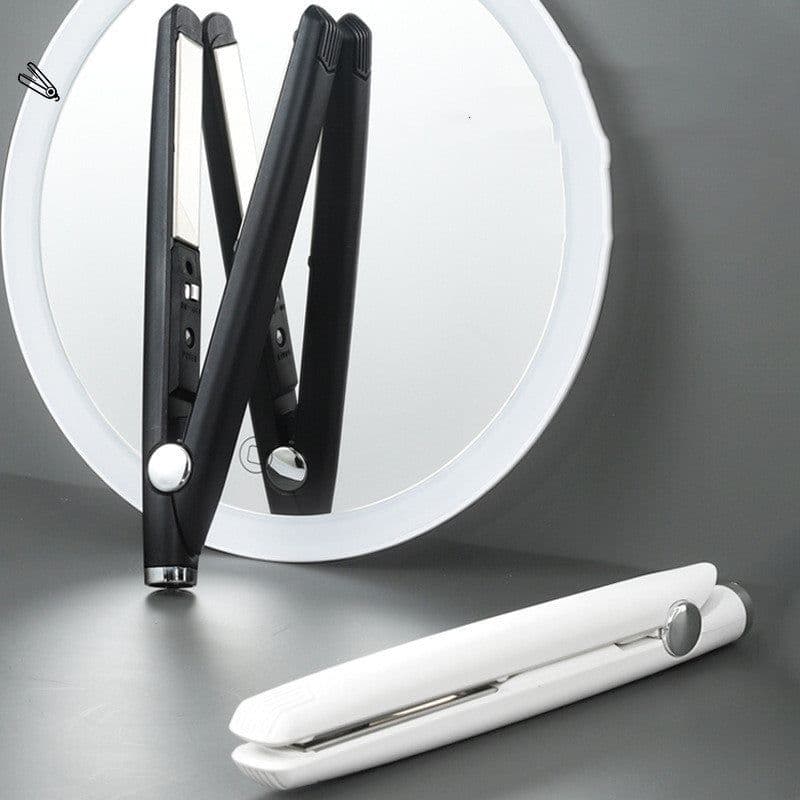 image-Usb Interface Mini Hair Curler And Straightener Dual-use Hair Curler