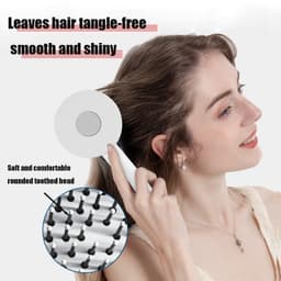 image-One-key Self-cleaning Hair Brush For Women Curly Hair Brush Anti-Static Airbag Massage Comb Airbag Massage Scalp Comb Professional Detangling One-key Self-cleaning