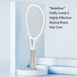 image-Hair Comb Tennis Racket Fluffy Combs High Skull Top Hair Artifact Airbag Cushion Massage Comb Barber Tools Hair Detangler Hairbrush For Thick Hair Self Cleaning Curly Hair Brush For Curly Hair