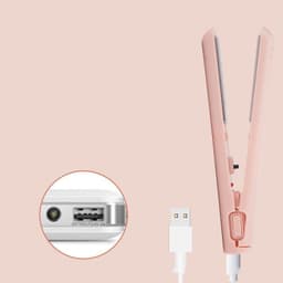 image-USB Portable Dormitory Available Wireless Hair Straighteners