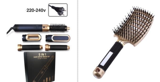 image-New Hair Dryer Multi Hair Styler 5 In1 Curling Iron Hair
