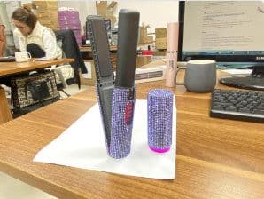 image-Rechargeable Portable USB Hair Straightener