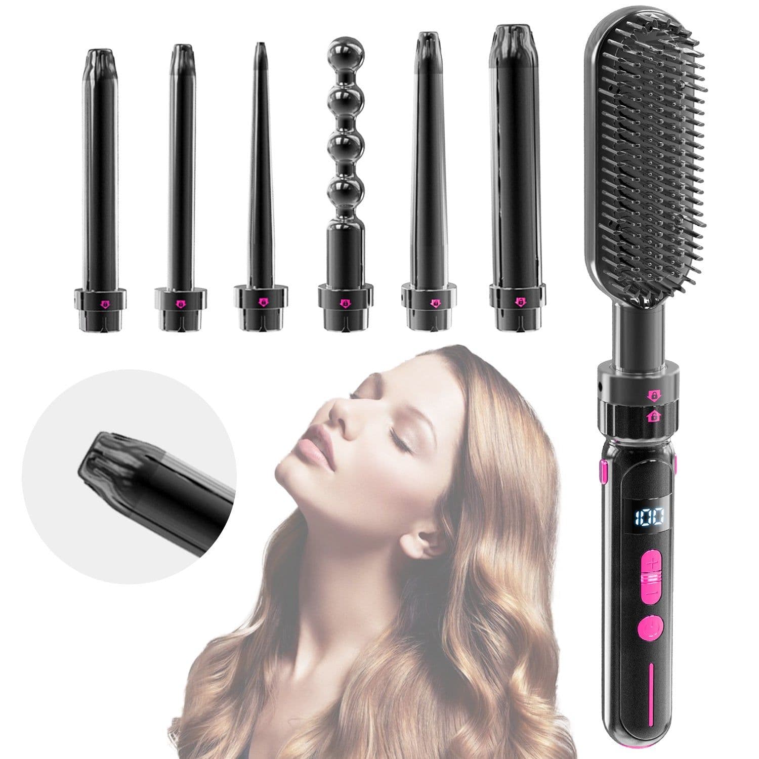 image-Safety Against Scalding Easy To Use Curly Hair Sticks