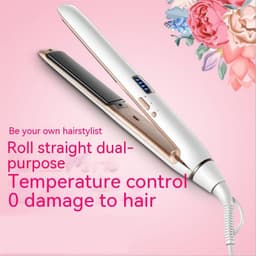 image-Hair Curler And Straightener Dual-use Air Bangs Hair Straightener