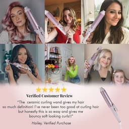 image-40mm Curling Wand Curling Tongs Big Barrel Curling Iron Professional Hair Curler