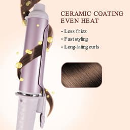 image-40mm Curling Wand Curling Tongs Big Barrel Curling Iron Professional Hair Curler