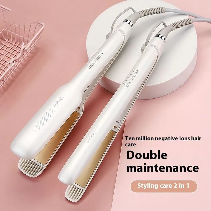 image-Hair Curler And Straightener Dual-use Electric Hair Straightener Does Not Hurt Hair Straightener