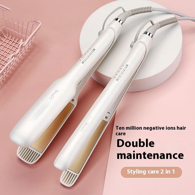 image-Hair Curler And Straightener Dual-use Electric Hair Straightener Does Not Hurt Hair Straightener