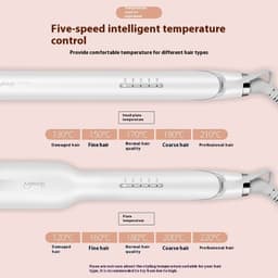 image-Hair Curler And Straightener Dual-use Electric Hair Straightener Does Not Hurt Hair Straightener