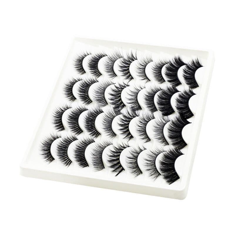 image-16 Pairs Of mixed False Eyelashes 3D Chemical Fiber Eyelashes Stage Costumes Are Natural And Comfortable