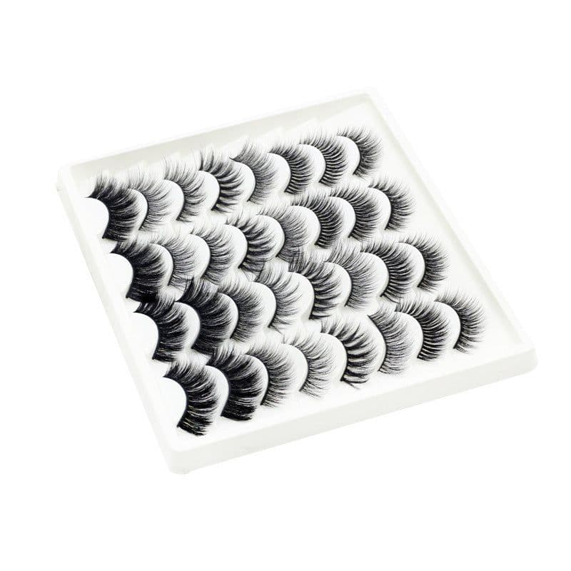 image-16 Pairs Of mixed False Eyelashes 3D Chemical Fiber Eyelashes Stage Costumes Are Natural And Comfortable