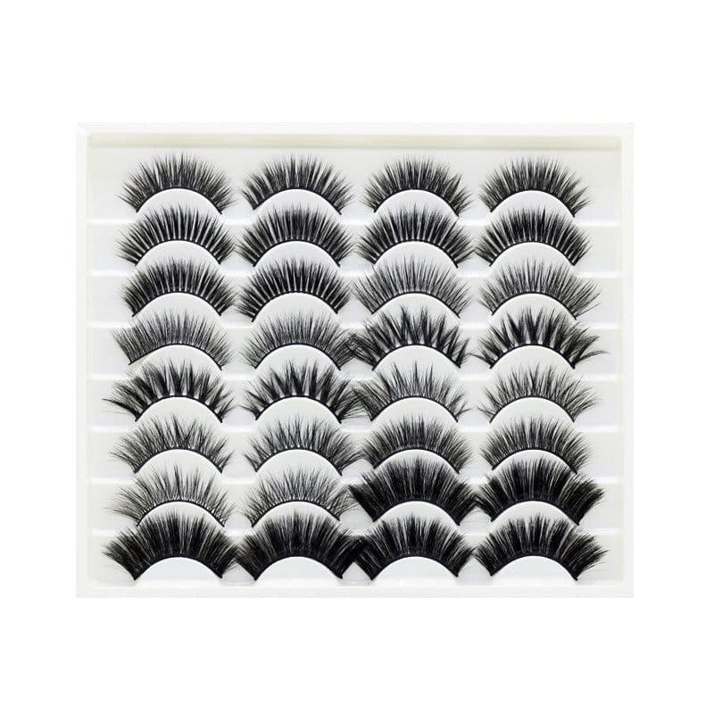 image-16 Pairs Of mixed False Eyelashes 3D Chemical Fiber Eyelashes Stage Costumes Are Natural And Comfortable