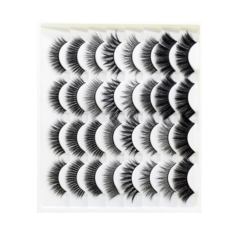 image-16 Pairs Of mixed False Eyelashes 3D Chemical Fiber Eyelashes Stage Costumes Are Natural And Comfortable