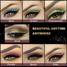 image-Glitter Eyeliner Stick Eye Makeup Stick Plus False Eyelash Stick