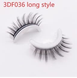 image-Reusable 3D Mink Lashes Natural False Eyelashes Self Adhesive Fake Glue Free Makeup Eyelash Extension Silk