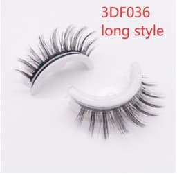 image-Reusable 3D Mink Lashes Natural False Eyelashes Self Adhesive Fake Glue Free Makeup Eyelash Extension Silk