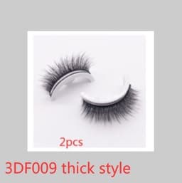 image-Reusable 3D Mink Lashes Natural False Eyelashes Self Adhesive Fake Glue Free Makeup Eyelash Extension Silk