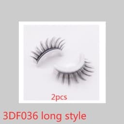image-Reusable 3D Mink Lashes Natural False Eyelashes Self Adhesive Fake Glue Free Makeup Eyelash Extension Silk