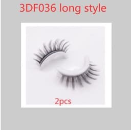 image-Reusable 3D Mink Lashes Natural False Eyelashes Self Adhesive Fake Glue Free Makeup Eyelash Extension Silk