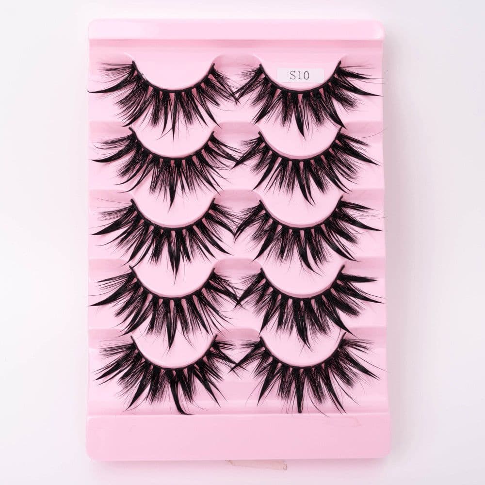 image-Natural 3D Dramatic Fairy Clusters Manga Lashes Fake Eyelashes