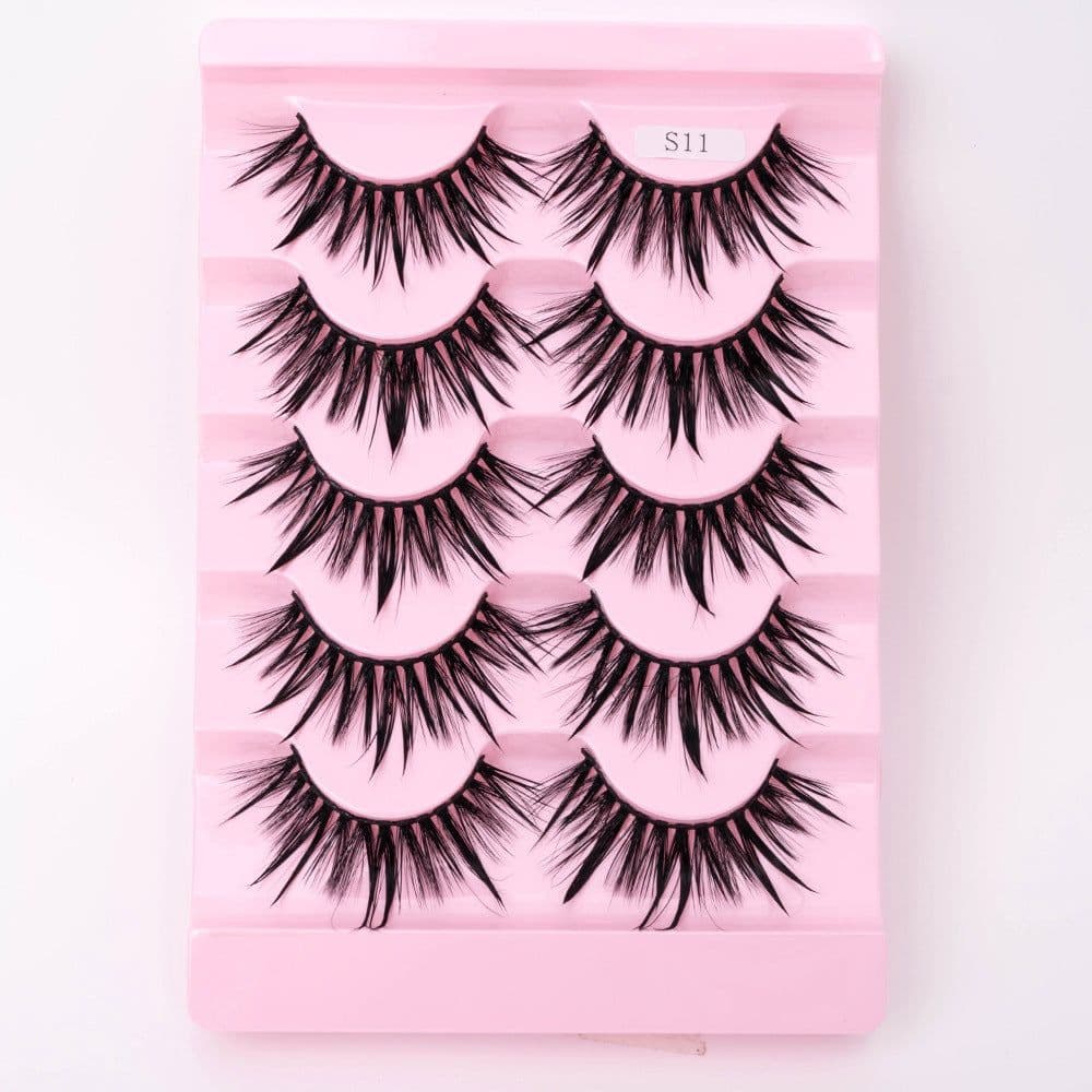 image-Natural 3D Dramatic Fairy Clusters Manga Lashes Fake Eyelashes