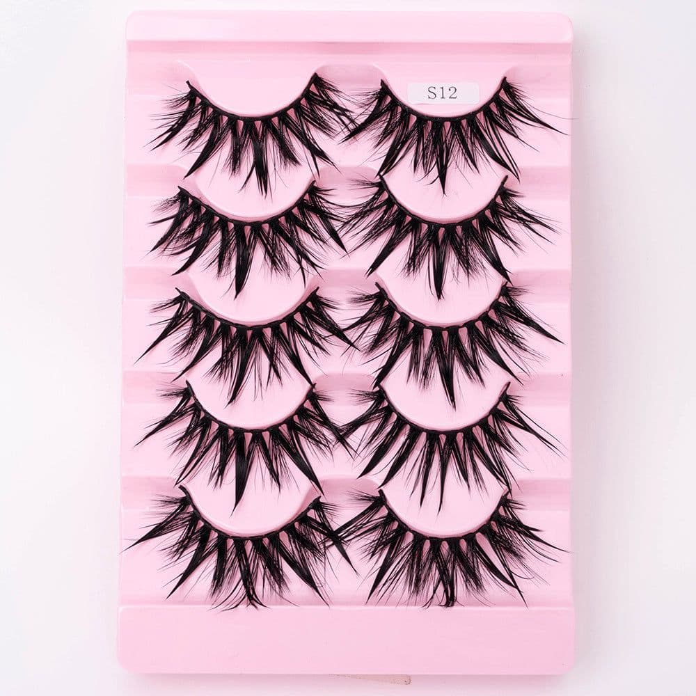 image-Natural 3D Dramatic Fairy Clusters Manga Lashes Fake Eyelashes