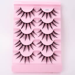 image-Natural 3D Dramatic Fairy Clusters Manga Lashes Fake Eyelashes