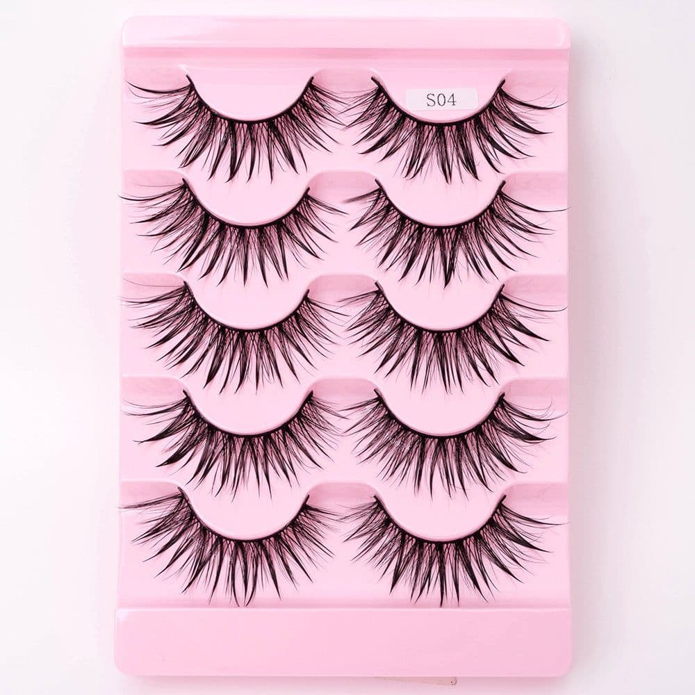 image-Natural 3D Dramatic Fairy Clusters Manga Lashes Fake Eyelashes