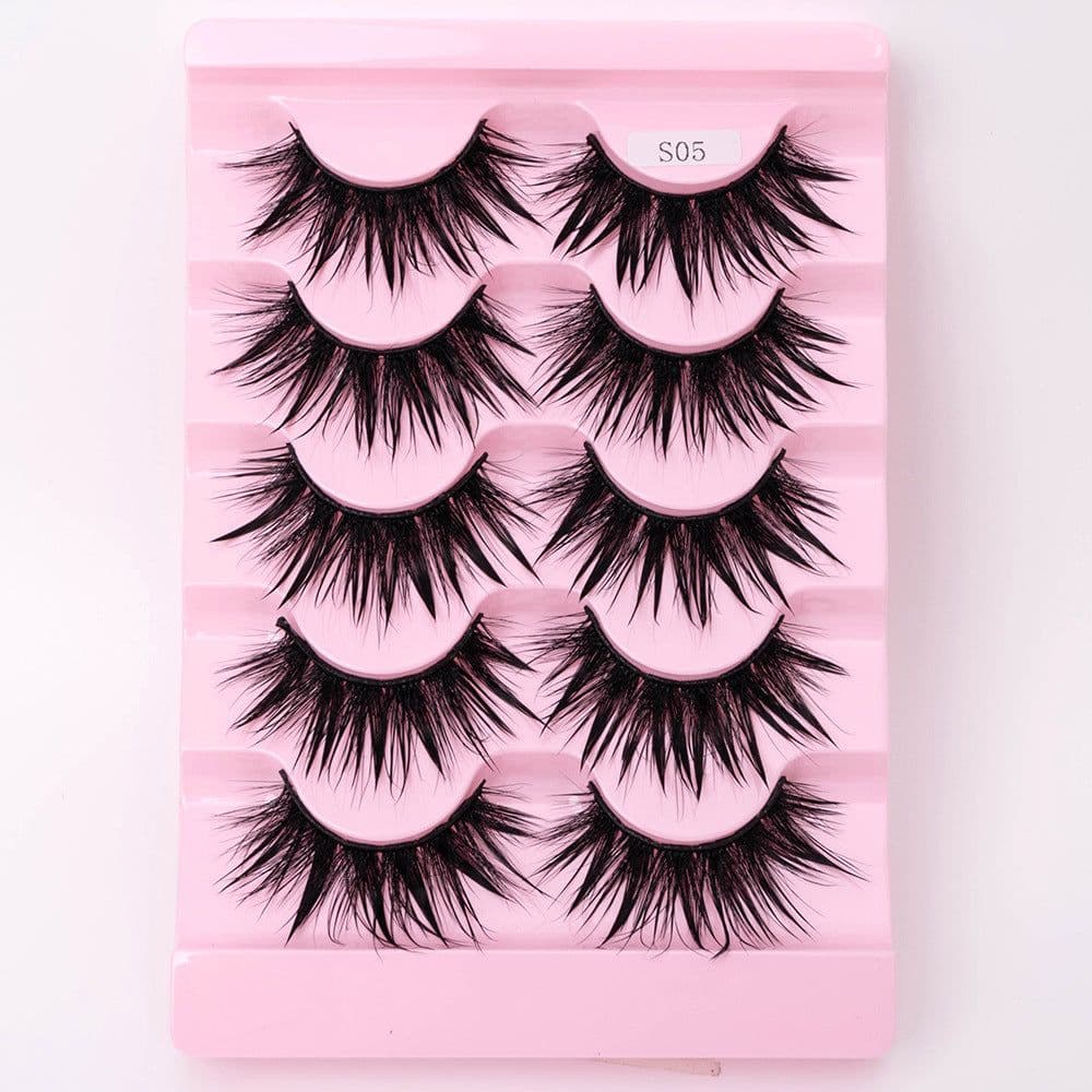 image-Natural 3D Dramatic Fairy Clusters Manga Lashes Fake Eyelashes