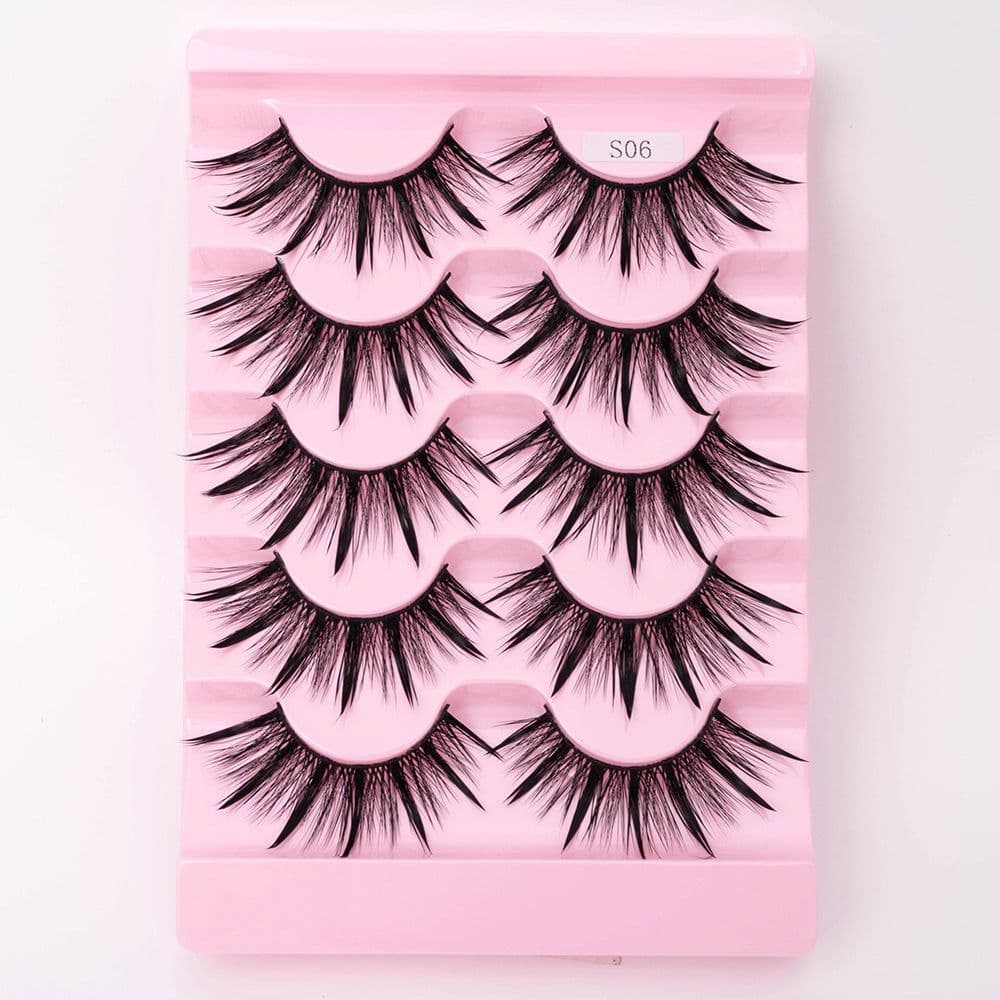 image-Natural 3D Dramatic Fairy Clusters Manga Lashes Fake Eyelashes