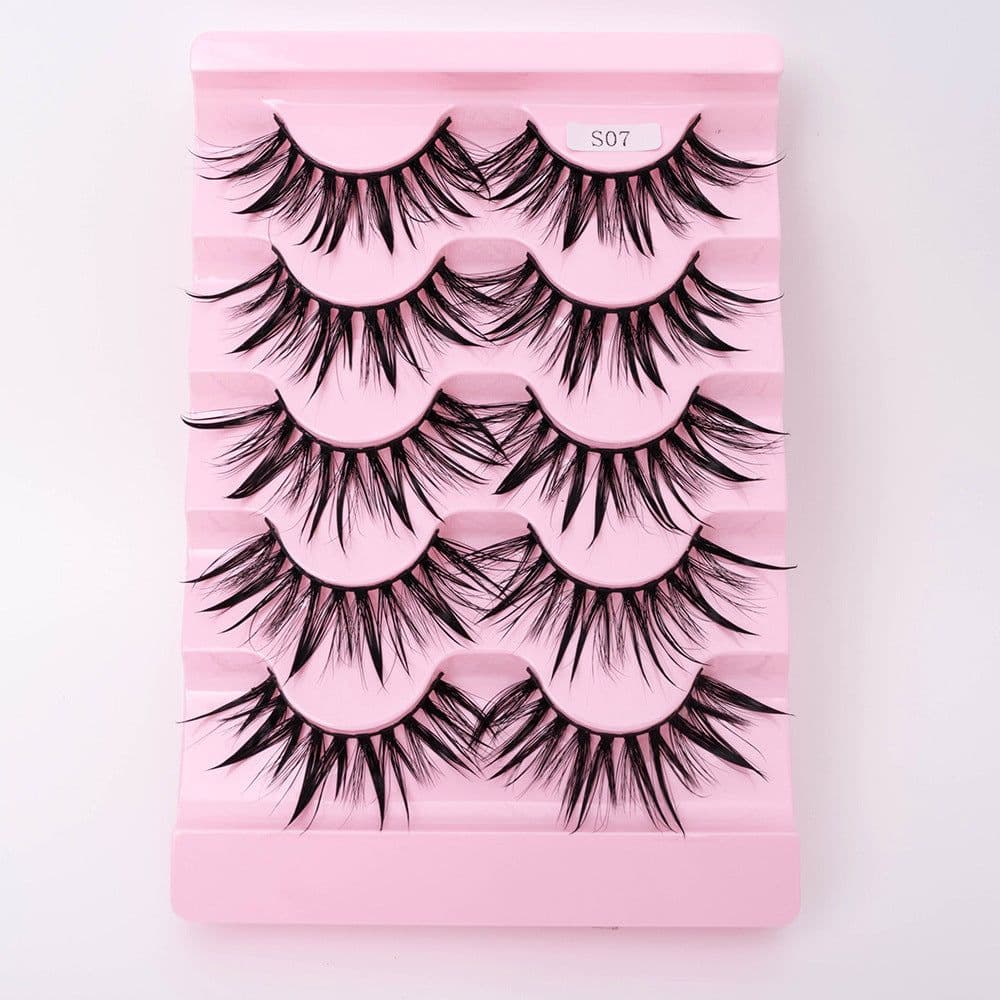 image-Natural 3D Dramatic Fairy Clusters Manga Lashes Fake Eyelashes