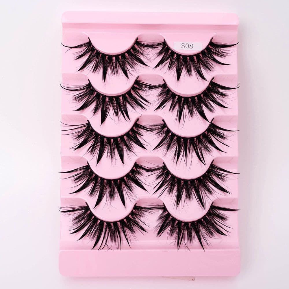image-Natural 3D Dramatic Fairy Clusters Manga Lashes Fake Eyelashes