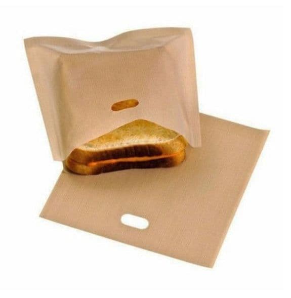 image-Teflon high temperature toast bag ptfe fiberglass toast bag toasted sandwich bag toaster bag