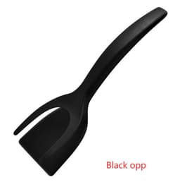 image-2 In 1 Grip And Flip Tongs Egg Spatula Tongs Clamp Pancake Fried Egg French Toast Omelet Overturned Kitchen Accessories