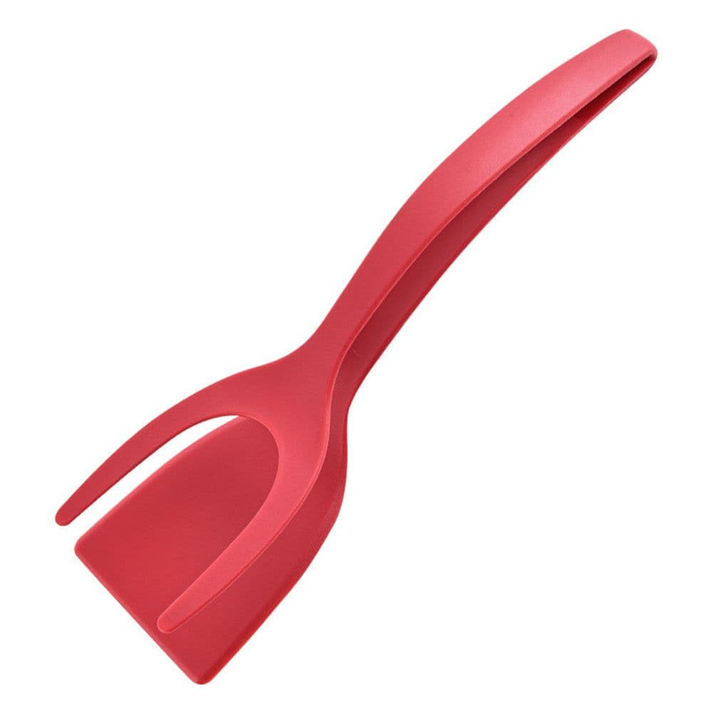 image-2 In 1 Grip And Flip Tongs Egg Spatula Tongs Clamp Pancake Fried Egg French Toast Omelet Overturned Kitchen Accessories