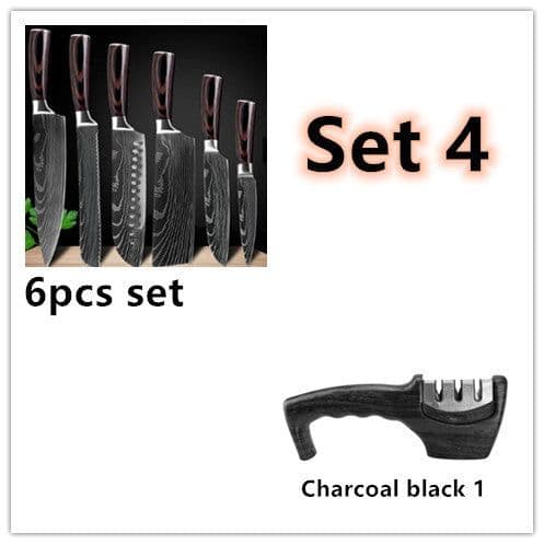 image-Carpenter's Special Set 6-piece Set 8-piece Set Knife Chef Knife Kitchen Knife Cooking