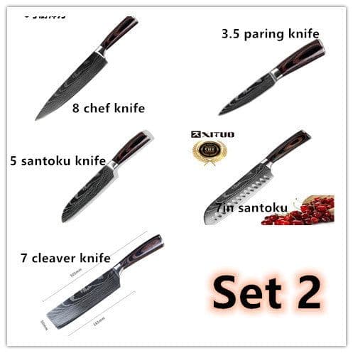 image-Carpenter's Special Set 6-piece Set 8-piece Set Knife Chef Knife Kitchen Knife Cooking
