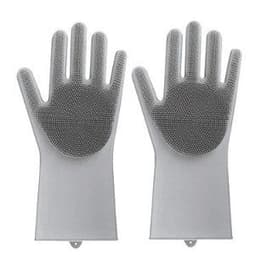 image-Silicone Heat-resistant Cleaning Brush Scrubbing Gloves