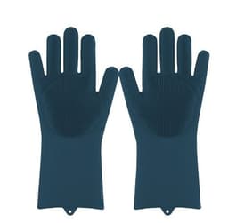 image-Silicone Heat-resistant Cleaning Brush Scrubbing Gloves
