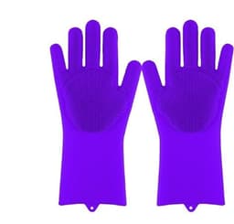 image-Silicone Heat-resistant Cleaning Brush Scrubbing Gloves