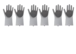 image-Silicone Heat-resistant Cleaning Brush Scrubbing Gloves